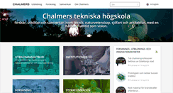 Desktop Screenshot of chalmers.se