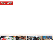 Tablet Screenshot of chalmers.ae